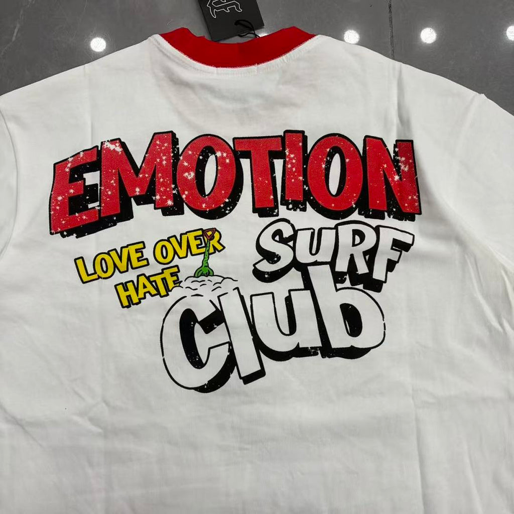 Mixed Emotion Contrast Trim Graphic Tee