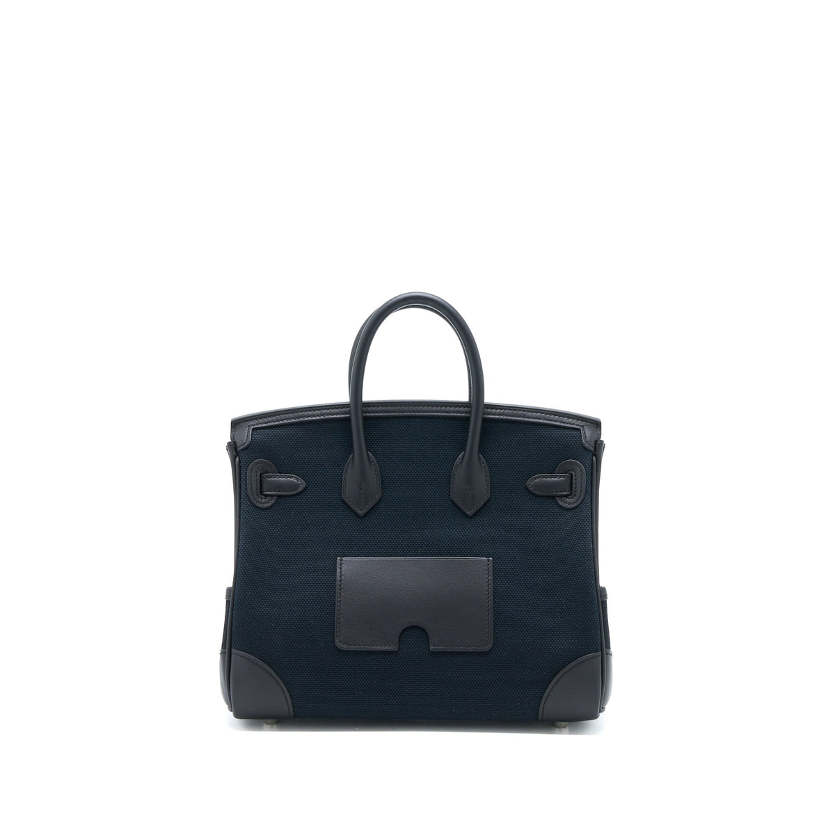 HERMES BIRKIN 25 CARGO TOILE GOELAND/SWIFT BLACK GHW